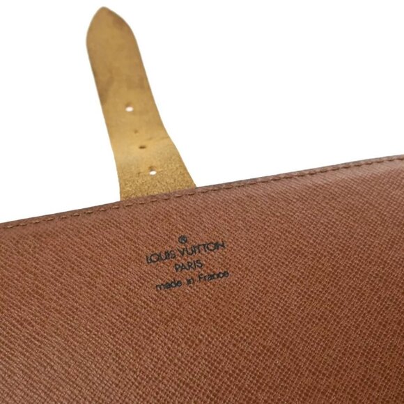 LOUIS VUITTON Cartouchiere MM Shoulder Bag Monogram Leather Brown - Picture 11 of 16
